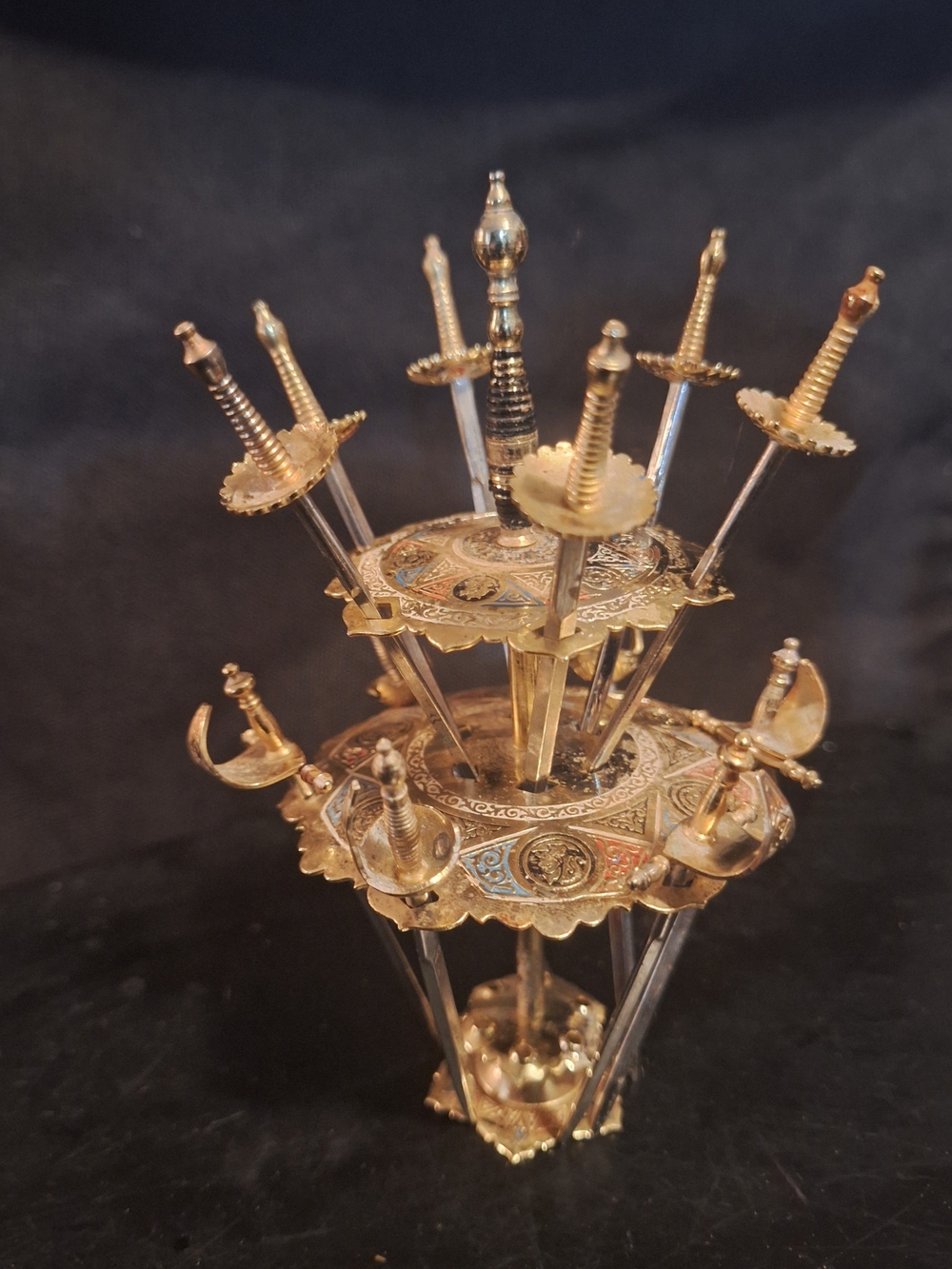 2-Tier Toledo Sword Cocktail Picks